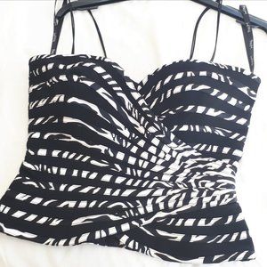 JOSEPH RIBKOFF TOP - BUSTIER/CORSET TYPE TOP